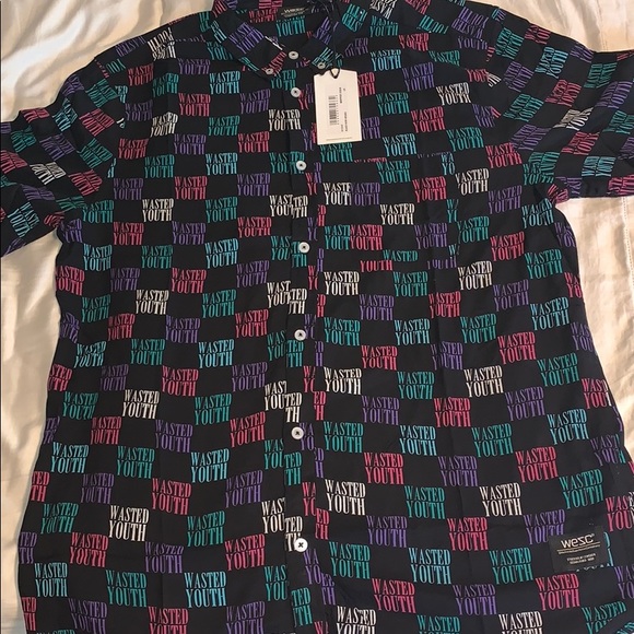 Urban Outfitters Other - Wesc Wasted Youth S/S Button Up